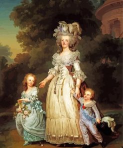 Marie Antoinette And Children Diamond Painting