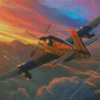 Military P51 Mustang Diamond Painting