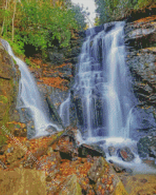 Mingo Falls Landscape Diamond Painting