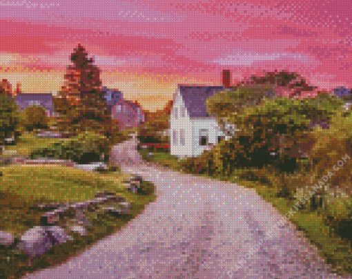 Monhegan US At Sunset Diamond Painting