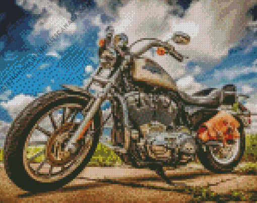 Motorbike Diamond Painting