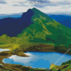 Mount Snowdon Wales Poster Diamond Painting