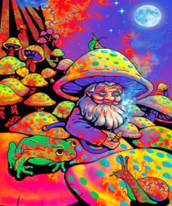 Mushroom Man Poster Diamond Painting