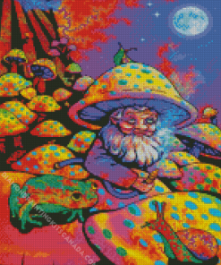 Mushroom Man Poster Diamond Painting