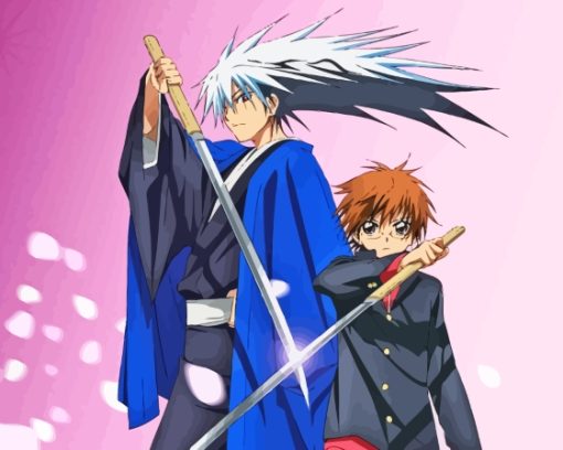 Nurarihyon And Rikuo Rise Of The Yokai Clan Diamond Painting