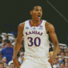 Ochai Agbaji Kansas Jayhawks Diamond Painting