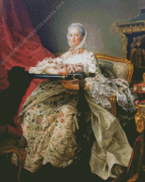 Old Madame De Pompadour Diamond Painting