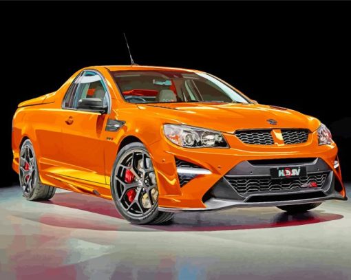 Orange Holden 2 Diamond Painting