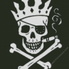 Pirate Art Flag Skeleton Diamond Painting