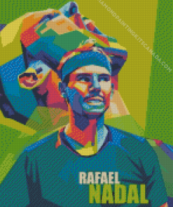 Rafael Nadal Pop Art Poster Diamond Painting