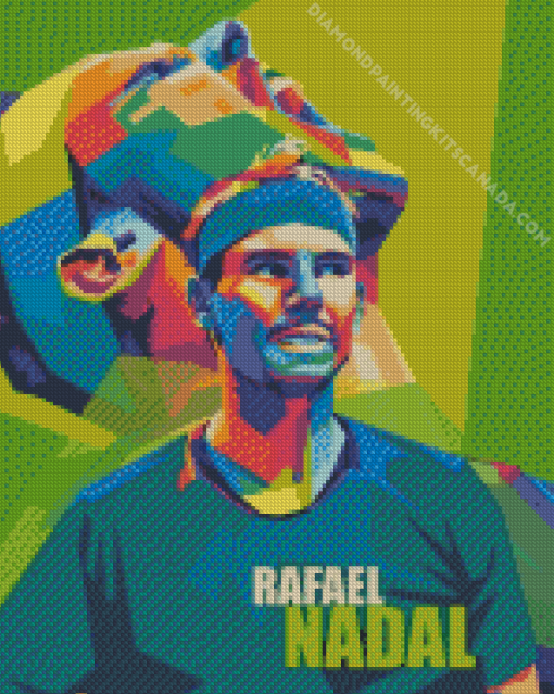 Rafael Nadal Pop Art Poster Diamond Painting