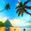 Saint Lucia Caribbean Beach Diamond Painting