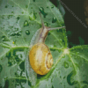 Snail Ivy Leaf Diamond Painting