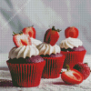 Strawberry Muffin Diamond Painting