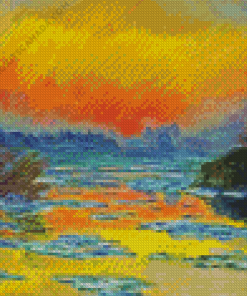 Sunset On The Seine Diamond Painting