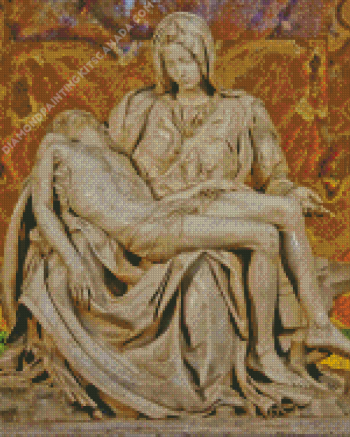 The Pieta by Michelangelo Diamond Painting