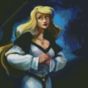 The Swan Princess Odette Character Art Diamond Painting