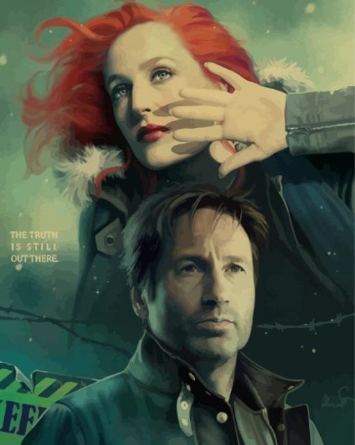 The X Files Poster Diamond Painting