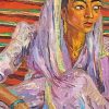 Woman With Scarf By Irma Stern Diamond Painting