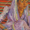 Woman With Scarf By Irma Stern Diamond Painting