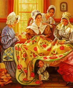 Women Quilting Diamond Painting