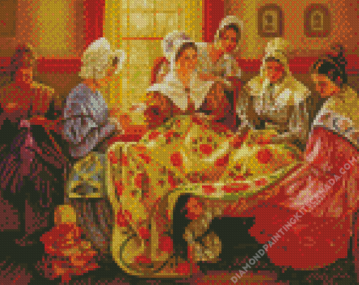 Women Quilting Diamond Painting