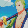 Zoro One Piece Character Diamond Painting