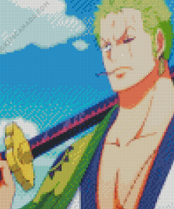 Zoro One Piece Character Diamond Painting