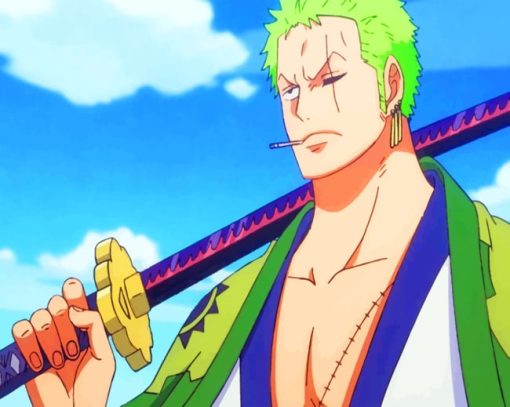 Zoro One Piece Character Diamond Painting