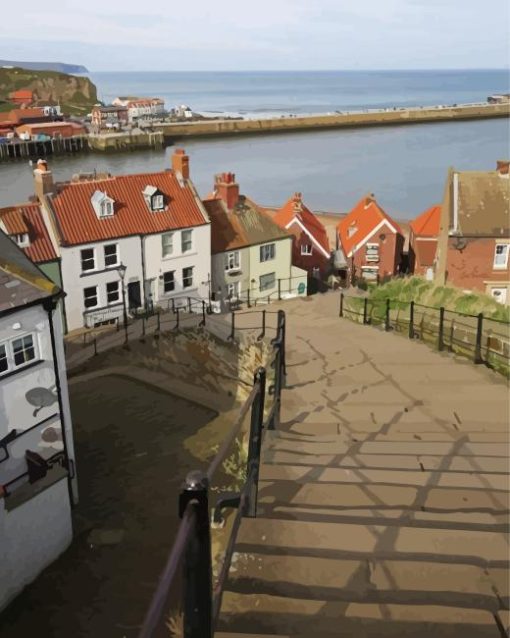 199 Steps Whitby Diamond Painting