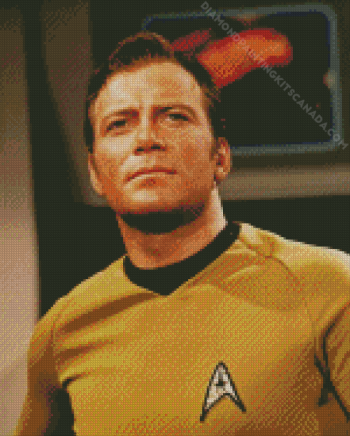 Admiral James T Kirk Diamond Painting