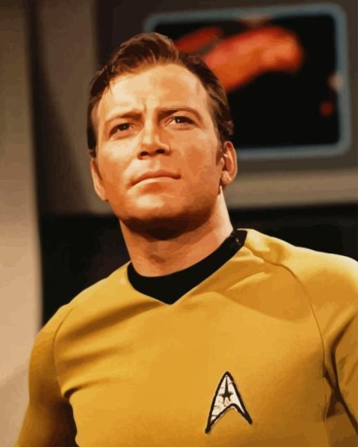 Admiral James T Kirk Diamond Painting