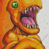 Agumon Digimon Art Diamond Painting