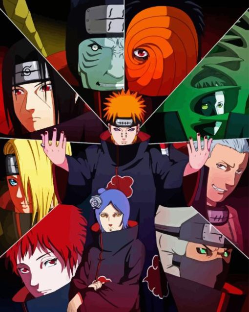 Akatsuki Group Diamond Painting