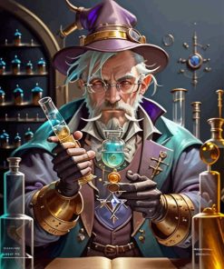 Alchemist Wizard Diamond Painting