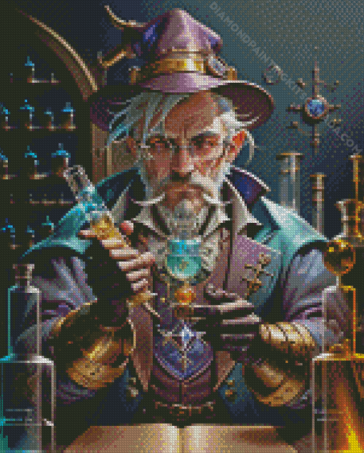 Alchemist Wizard Diamond Painting