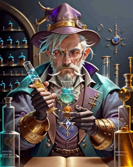 Alchemist Wizard Diamond Painting