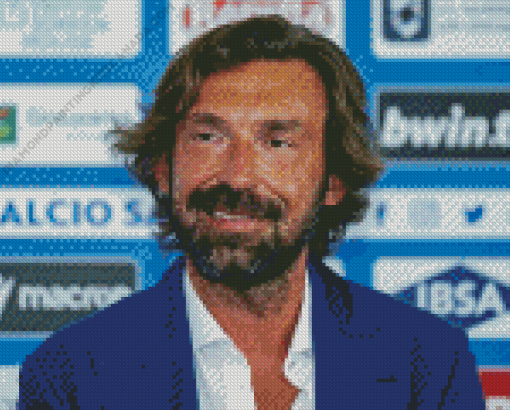 Andrea Pirlo Italian Football Player Diamond Painting