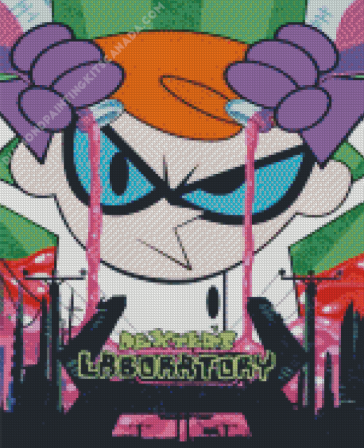 Animated Serie Dexters Laboratory Diamond Painting