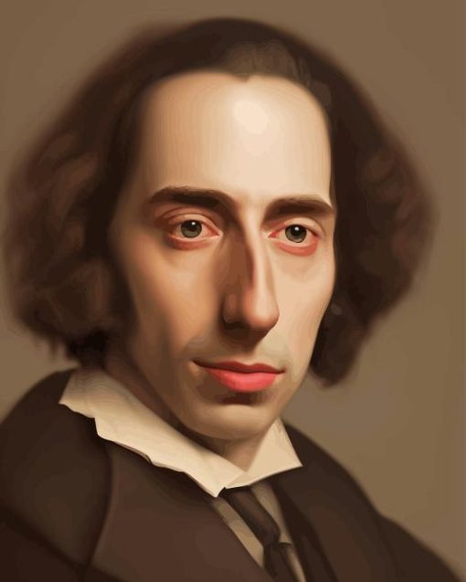 Baruch Spinoza Digital Art Diamond Painting