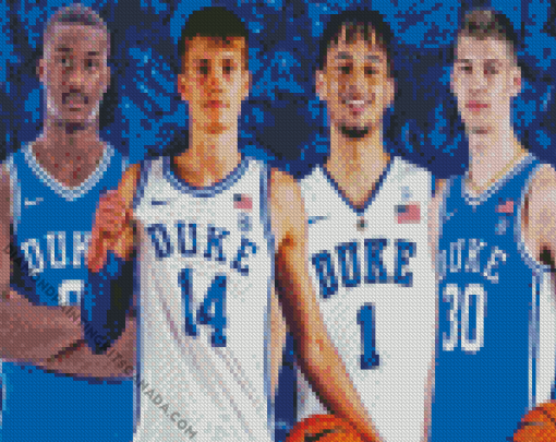 Basketball Team Duke Blue Devils Diamond Painting