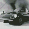 Black And White 1972 Nissan Fairlady Diamond Painting