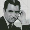 Black and White Cary Grant Diamond Painting