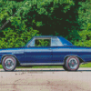 Blue Buick Skylark Diamond Painting