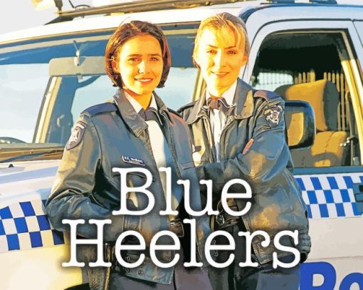 Blue Heelers Poster Diamond Painting