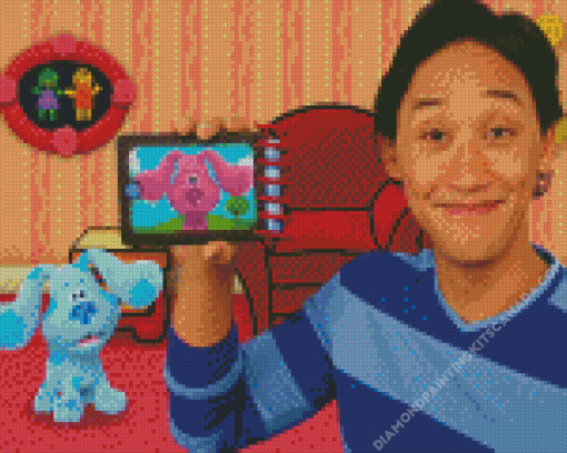 Blues Clues Cartoon Diamond Painting