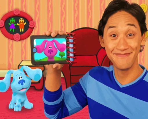 Blues Clues Cartoon Diamond Painting