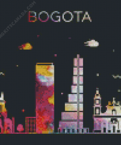 Bogota Colorful Poster Diamond Painting