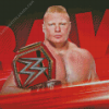 Brock Edward Lesnar Wrestler Diamond Painting