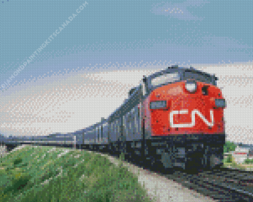 CN Rail Diamond Painting